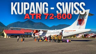 Flight Kupang (KOE) to Ruteng (RTG) - Cockpit View ATR 72-600 FULL ATC