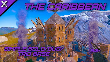 THE CARIBBEAN - Simple Solo/Duo/Trio Base Design - Bunker & Wide Gaps 2022