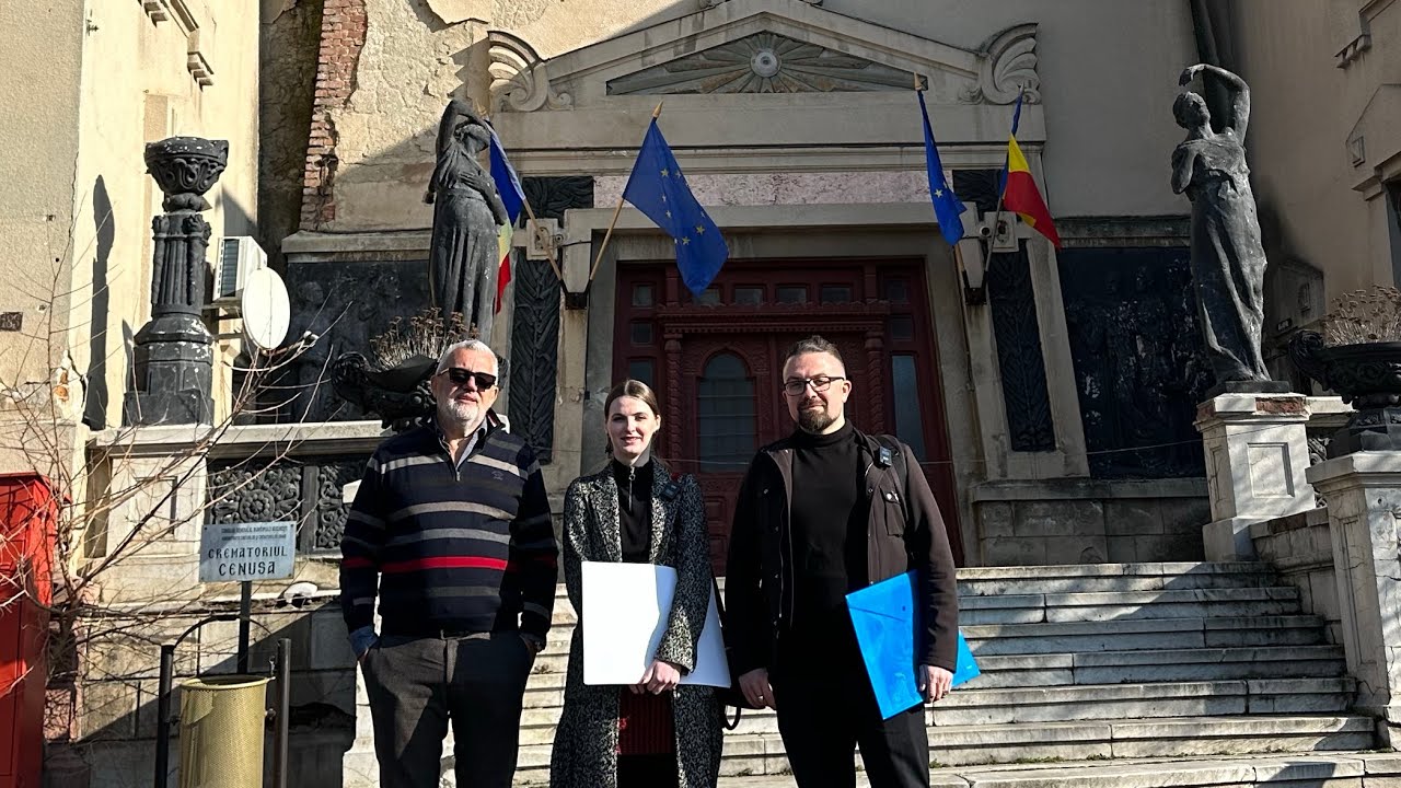 Cu Damian Anfile si Elena Popa prin Crematoriul Cenusa si columbarul sau !