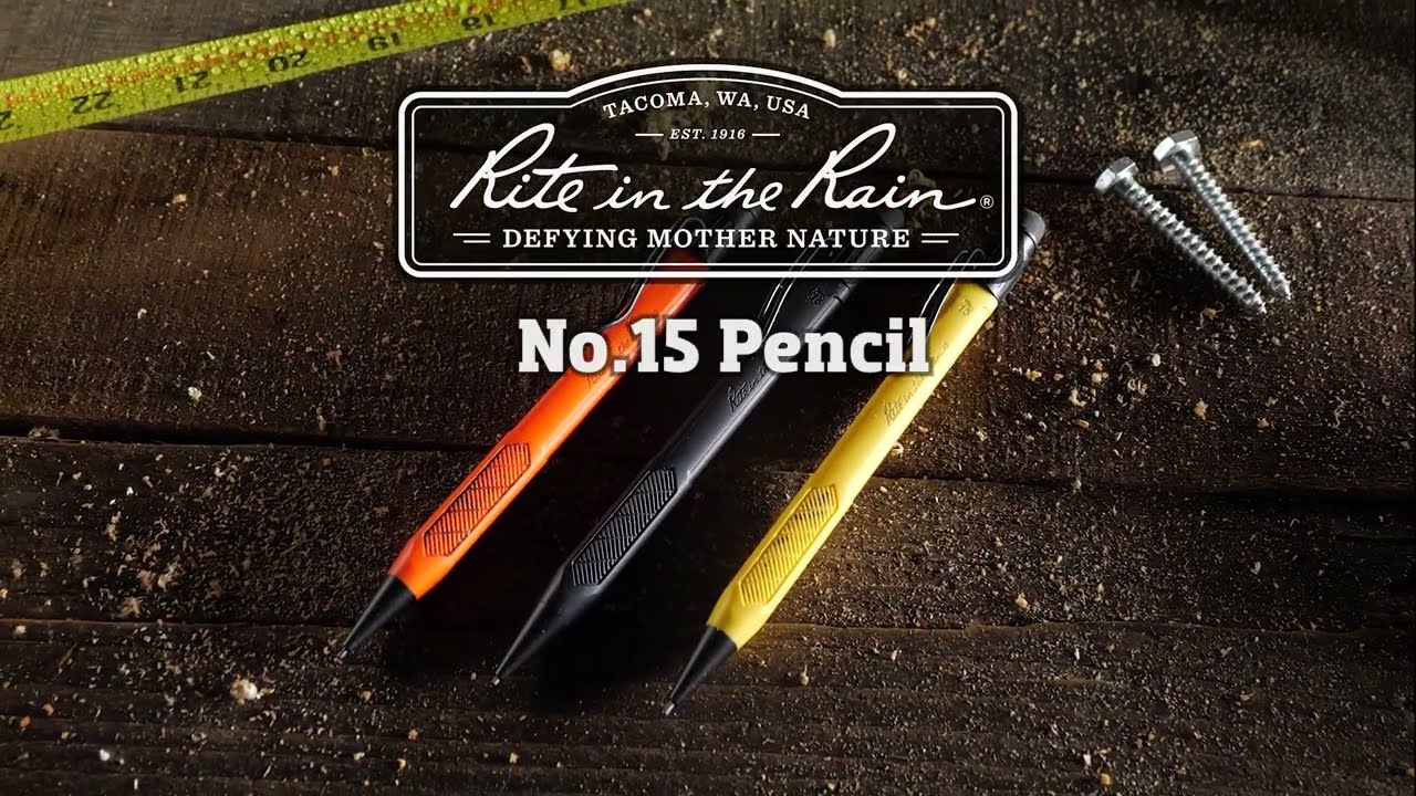 Rite in the Rain Work-Ready Mechanical Pencil, Medium HB Lead, No.YE15