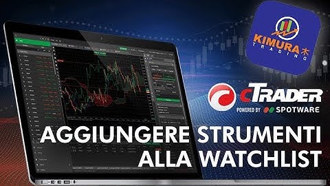 APP cTrader - Aggiungere strumenti alla watchlist