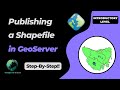 Create a workspace, store and publish a shapefile by GeoServer