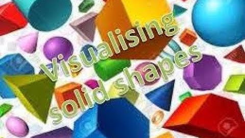 Class VIII  part 1 Introduction Visualizing solid shapes