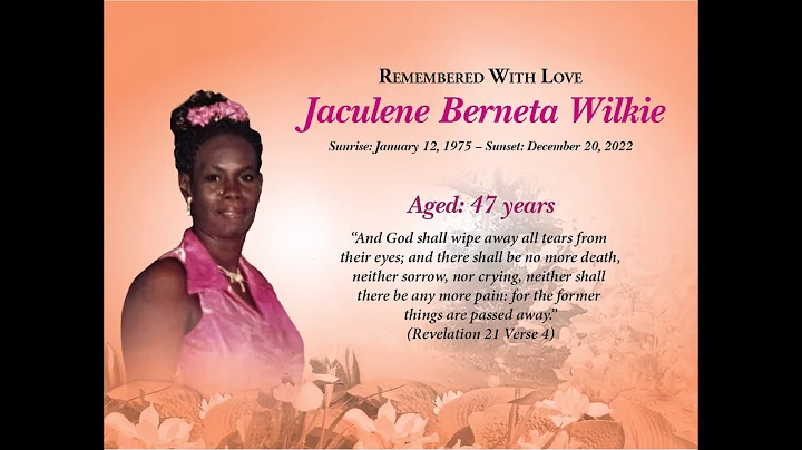 Live Stream for Jaculene Berneta Wilkie