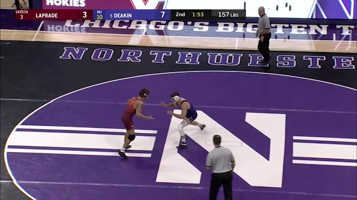 157 Pounds: #5 Ryan Deakin (Northwestern) vs. B.C....