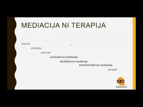 Video: Razlika Med Zmernostjo In Mediacijo