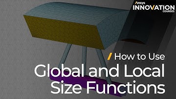 How to Use Global and Local Size Functions in Ansys Fluent Meshing’s Watertight Geometry Workflow