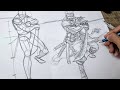 Zoro full body drawing tutorial  full body anatomy