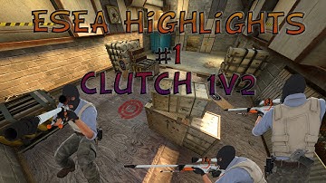 ESEA #1 | Clutch 1v2 | Double No Scopeee |