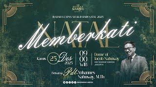 Download Lagu IBADAH NATAL GBI MAWAR SARON JAKARTA - Pdt. Yohannes Nahuway, M.Th MP3
