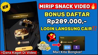 Mirip Snack Video Aplikasi Penghasil Uang 2025, Aplikasi Penghasil Saldo Dana Tercepat 2025