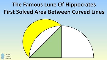 Lune Of Hippocrates - Famous Ancient Math Problem
