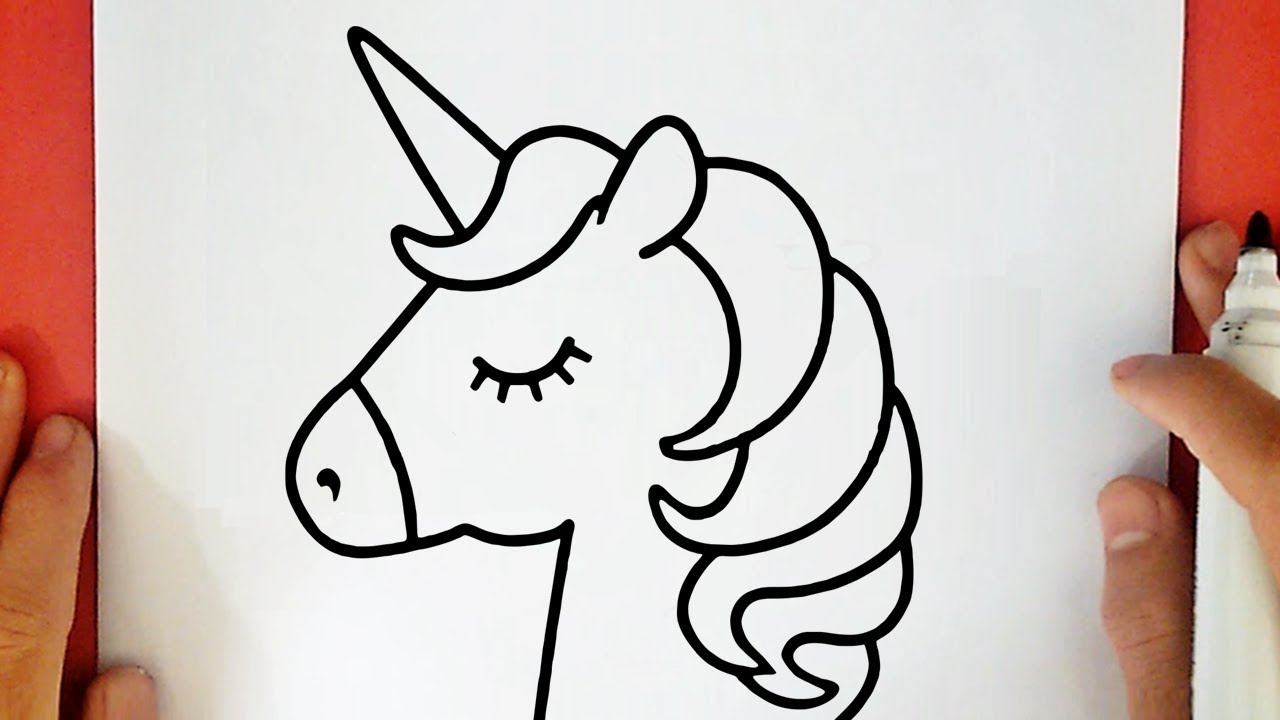 HOW TO DRAW A CUTE UNICORN - YouTube