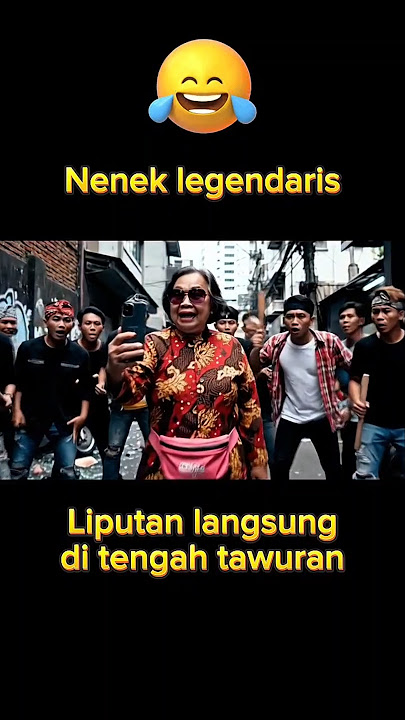 Nenek Masuk Tawuran Cuma Cari Sinyal! 😂📱