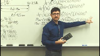 Ch. 3 Initial Velocity and Acceleration - Substitution Method (Part 2)