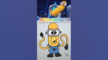 How To Draw Mega Minion Tim | Despicable Me 4 #drawing #moana2 #how_to_draw #cartoon #Megaminions