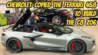 Разбираем мой Corvette Z06 2023 года и сравниваем его с Ferrari 458