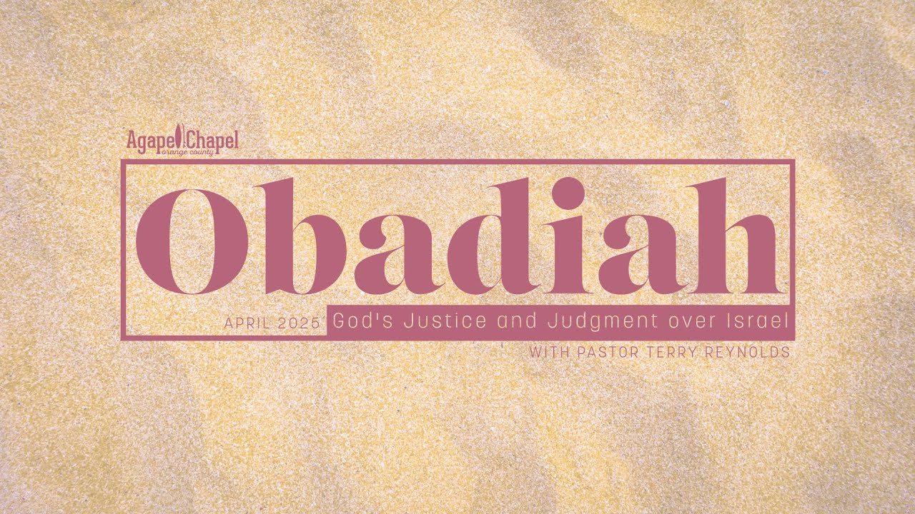 Agape Chapel OC offers weekly services on Sundays at 8:30am and 6:30pm PST, and on Thursdays at 6:30pm PST. Join us at our home location in Costa Mesa, or watch the services live online at https://www.agapechapeloc.org. 

🙏 Please send us your Prayer Requests:  https://www.agapechapeloc.org/prayer-request
⛪️ To financially support the ministry of Agape Chapel:  https://www.agapechapeloc.org/give

AGAPE CHAPEL MINISTRIES
Agape Radio:  https://www.agapechapeloc.org/agaperadio
Answers For Today:  https://www.agapechapeloc.org/aft
Daily Devotions With Dad:  https://www.agapechapeloc.org/pastordad
Pastor Chuck Smith:  https://www.pastorchuck.org
Scripture Illustrated:  https://www.agapechapeloc.org/scripture-illustrated
Scripture Snacks Blog:  https://www.agapechapeloc.org/scripture-snacks-blog
Calvary Chapel Music:  https://www.agapechapeloc.org/worship
You Tube Channel:  https://www.youtube.com/c/PastorTerryReynolds

FOLLOW US 
►► Instagram:  https://www.instagram.com/agapechapeloc
►► Facebook:   https://www.facebook.com/agapechapeloc
►► X:   https://x.com/agapechapeloc

#agapechapel #costamesa #thewordfortoday #pastorchucksmith #pastorterryrenolds #versebyverse #orangecounty #calvary #calvarychapel #throughthebible #worship #Jesusmovement #chucksmith #biblestudy #prophecy #jesus #JesusPeople #lonniefrisbee #church 

All songs for use solely with the SongSelect® Terms of Use. All rights reserved. www.ccli.com CCLI License # 322587.