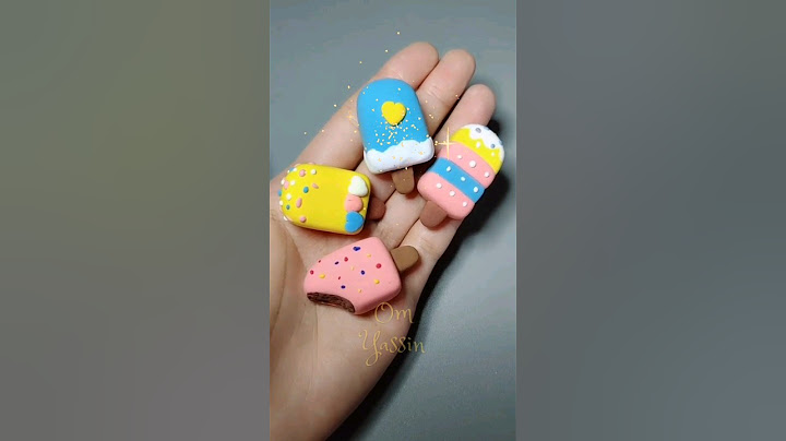 طريقة عمل أيس كريم بالصلصال #shortvideo #اشغال_فنية #s #short #shorts