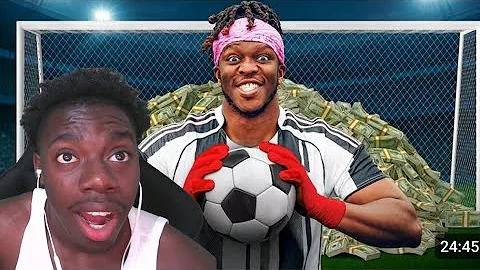IsiahReacts to KSI Score a Penalty, Win $500,000