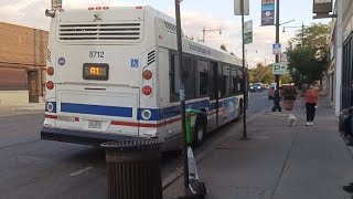 CTA Bus Ride 91 Austin from Jefferson Park  to Belmont/Central via Reroute Nova LFS 2024 #8712