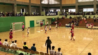 ハンドボール高校選抜・４回戦  高岡向陵vs 熊本国府    前半  2019.3.27‪埼玉県三‬郷市総合体育館