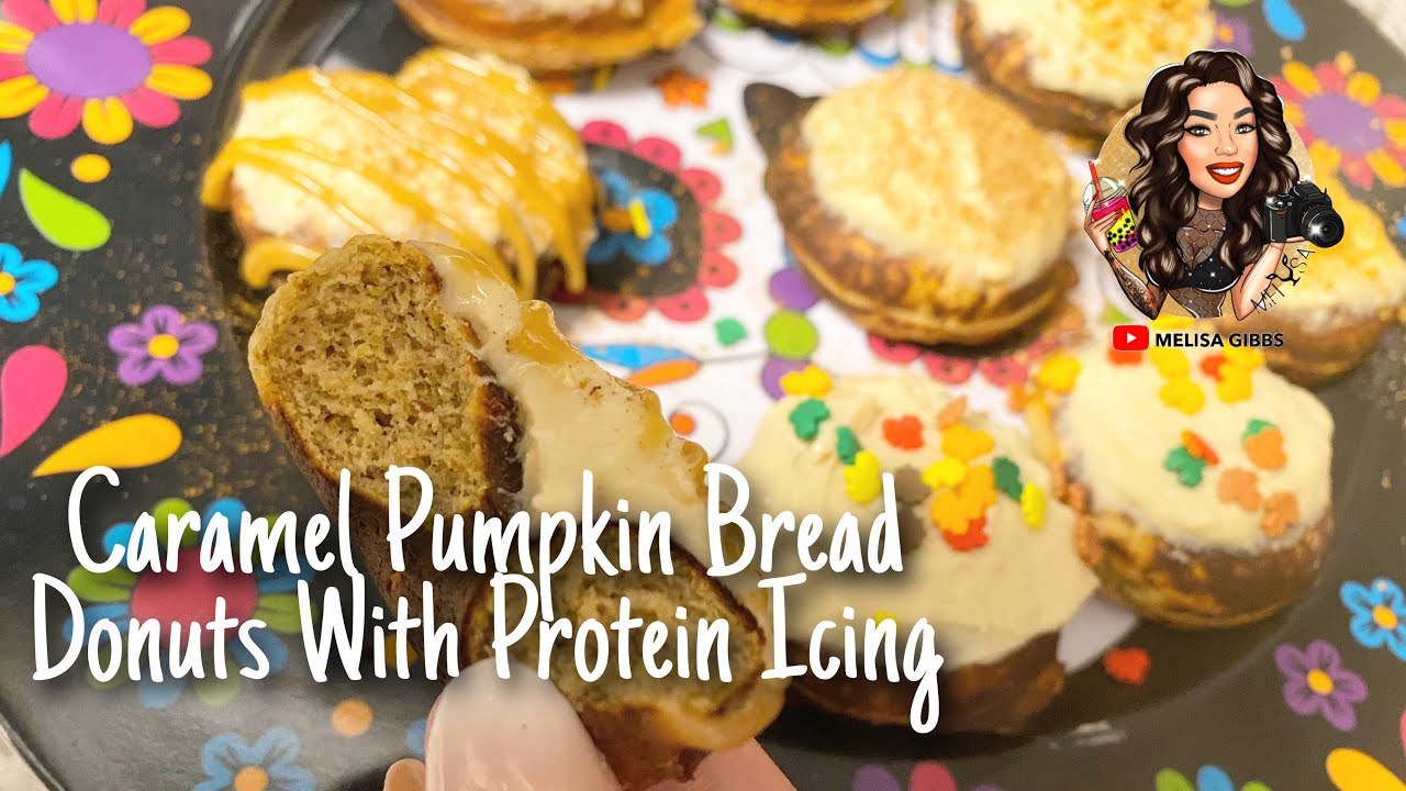 How to make Herbalife Protein DonutsCaramel Pumpkin Bread Mini Donuts