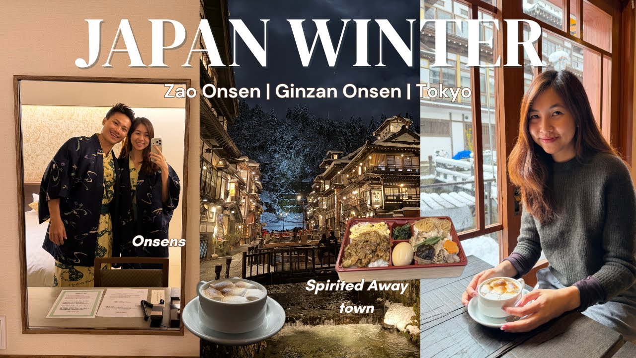 Japan Winter Vlog 🇯🇵❄️ | Zao Onsen, Ginzan Onsen (Spirited Away), Tokyo