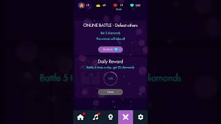 Online Battle 🎹 Piano Solo White Tiles 4 screenshot 3