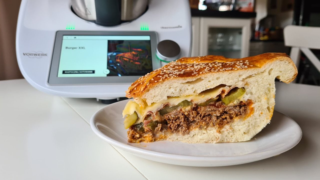 Wołowy Burger XXL z Thermomix YouTube