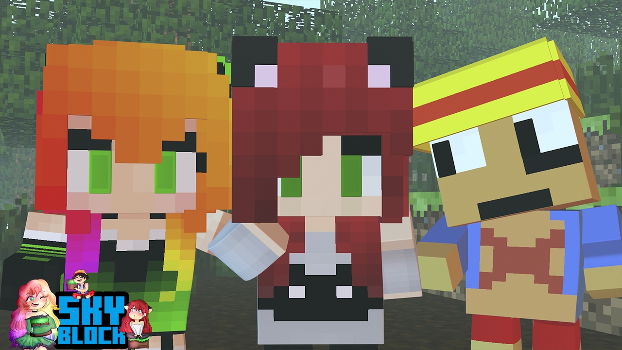 NUEVA SERIE CON SUSCRIPTORES + NIA Y PANCRI | Skyblock Minecraft Ep. 2 (Nia y Pancri)