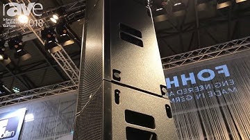 ISE 2018: Fohhn Audio Highlights Focus Venue Straight Line Array Speakers