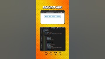 How to Create Stylish Navbar with HTML and CSS #coding #frontendcourse #webdesign