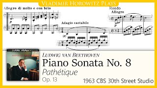 Beethoven: Piano Sonata No. 8 'Pathétique', Op. 13 [Horowitz 1963] screenshot 3