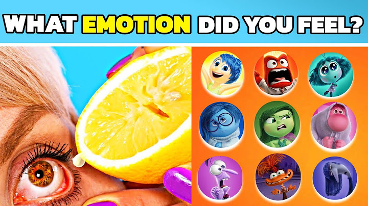 WHICH EMOTION DO YOU CHOOSE? INSIDE OUT QUIZ 2 🤩🤬🤢