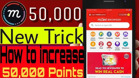 Mcent browser new Update Auto Refresh Unlimited points increase tricks new 2019 Refer script