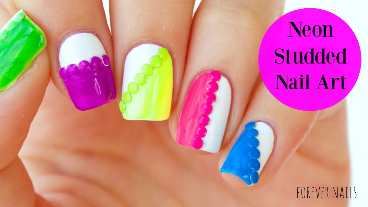 Studded Nail Art - wide 4