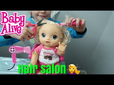 BABY ALIVE Hair Salon babys Pumkins First Hair Cut