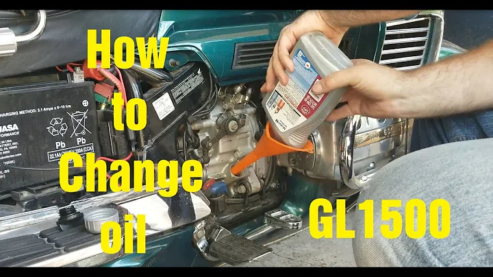 How to Change oil on a GL1500