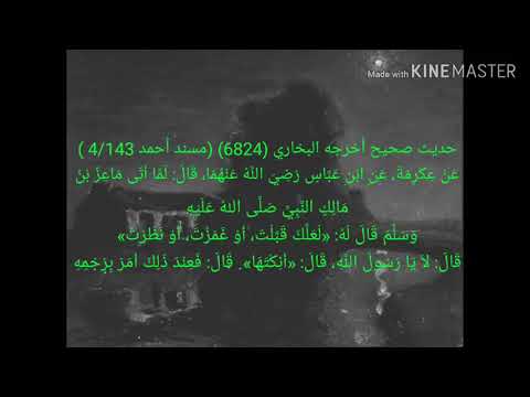 حديث رسول الله مع ماعز