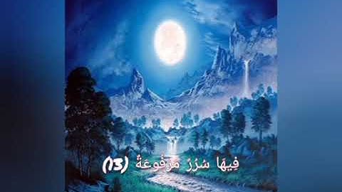 {سورة الغاشية} ﴿وُجُوهٌ يَوْمَئِذٍ نَاعِمَةٌ﴾ (8)
