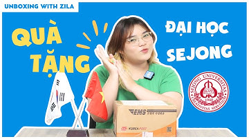 [UNBOXING] Quà tặng cực tâm lý từ trường Đại học Sejong
