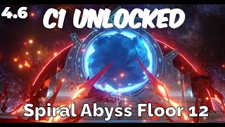 Unlocking C1 Arlecchino | Both sides | Spiral Abyss | Genshin impact