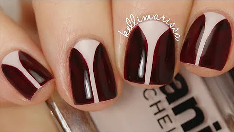 How to DIY Elegant V-GAP Nail Art || KELLI MARISSA