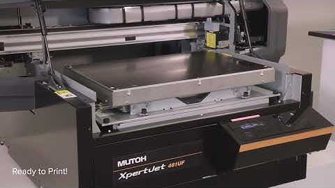 Optional Vacuum Table for XpertJet 461UF Direct-to-object Printer