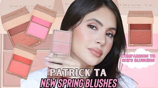 PATRICK TA SPRING COLLECTION NEW BLUSHES: CHEEK SWATCHES, COMPARISONS AND ALL YOU NEED TO KNOW