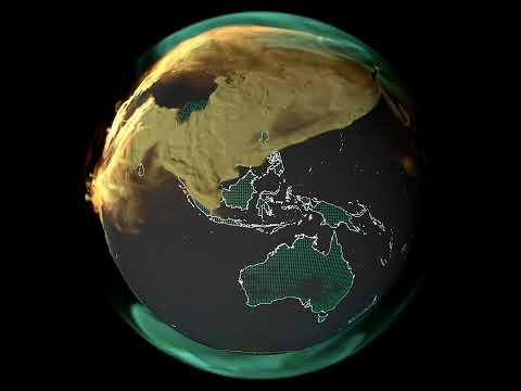 Atmospheric Carbon Dioxide Tagged by Source: Australia and Asia