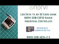 How to Log Data to an SD Card using NORVI GSM ESP32 Based Industrial Controller | SD Data Logging |