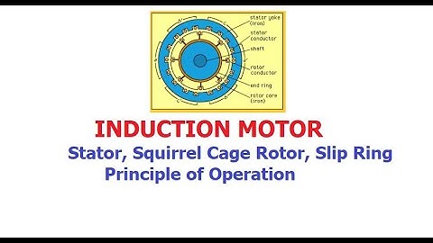 Induction Motor | Stator | Rotor | Squirrel Cage| Wound Rotor| Operation Principle