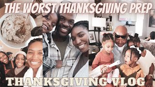 THANKSGIVING PREP CHAOS. Cook Thanksgiving dinner with me. Thanksgiving Day. Baking Contest